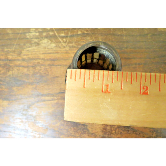 Vintage Stained Glass Fluted Lamp Light Shade - Picture 9 of 9